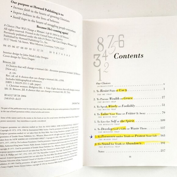 8 ChoicesThat Will Change a Women's Life 2004 by Jill Briscoe - Picture 2 of 8